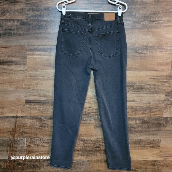 Madewell Jeans Size 29 The Girl Jean Mid Rise Stretch Denim Adolpha Wash NG824 - Picture 2 of 12